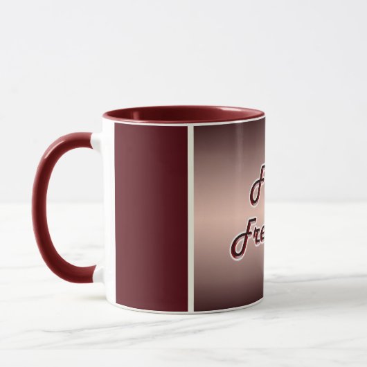 激しい新入生 マグカップ (左)