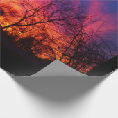 激しい日没の包装紙 ラッピングペーパー (角)