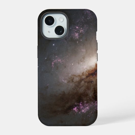 激しい星形成中の銀河NGC 4258 iPhone 15ケース (裏面)