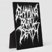 激しい残忍な死の金属 フォトプラーク (側面)