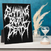 激しい残忍な死の金属 フォトプラーク (側面)