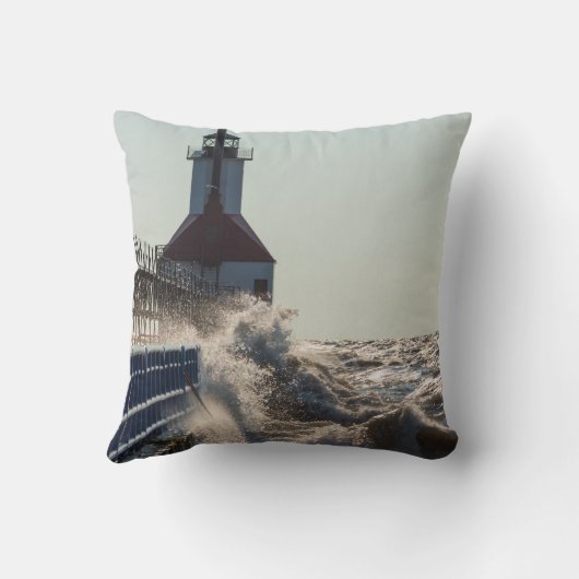 激しい波アットセントジョセフ クッション (裏面)