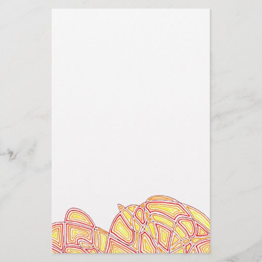 激しい波 便箋 (正面)