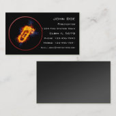 激しい消火器 名刺 (正面/裏面)