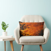 激しい火 ランバークッション (椅子)