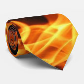 激しい炎のタイ ネクタイ (ロール)