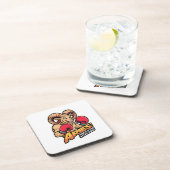 激しい牡羊座ラムボクサー「常に挑戦を続ける」 コースター (右側)