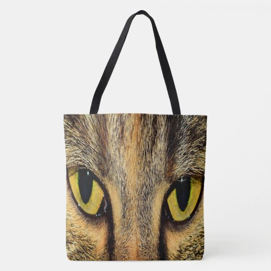 激しい猫の目 トートバッグ (正面)