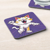 激しい猫 コースター (左側)