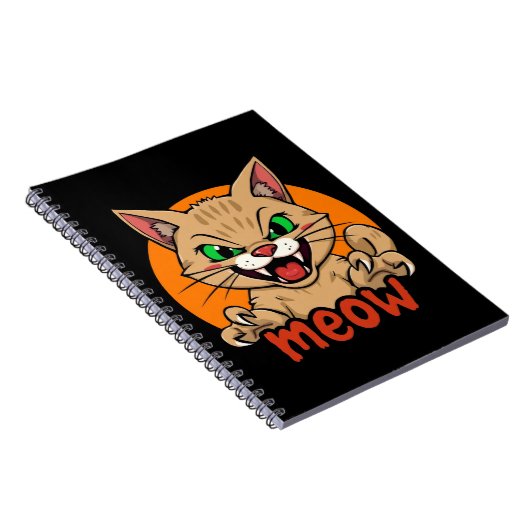 激しい猫 ノートブック (右側)