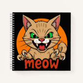 激しい猫 ノートブック (正面)