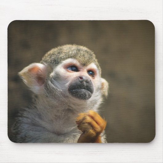 激しい猿 マウスパッド (正面)