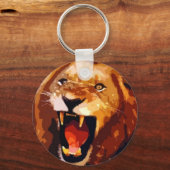 激しい獅子 キーホルダー (正面)