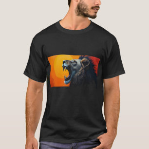 激しい獅子 Tシャツ