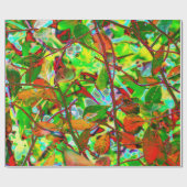 激しい紅葉 ラッピングペーパー (フラット)