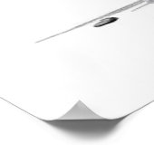 激しい絆：サムライとウルフの木炭アート ポスター (角)