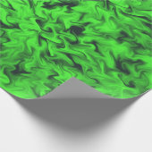 激しい緑 ラッピングペーパー (角)