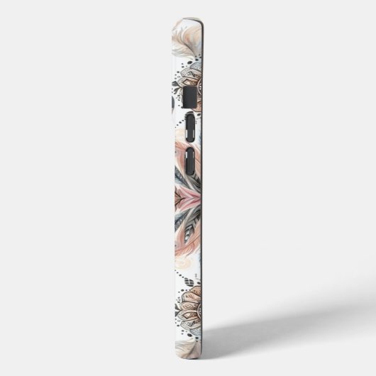 激しい羽毛 Case-Mate iPhoneケース (裏面 / 左)