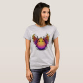 激しい翼のある可愛さ Tシャツ (正面フル)