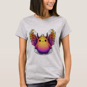 激しい翼のある可愛さ Tシャツ