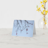 激しい花カード カード (黄色い花)