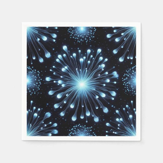 激しい花火 スタンダードカクテルナプキン (正面)