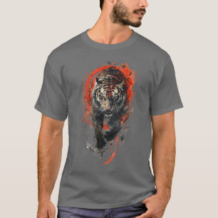 激しい虎の動き Tシャツ