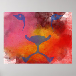 激しい虎の影 ポスター