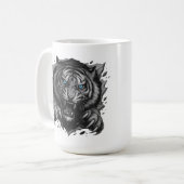 激しい虎の突破口はっきりした: & Wild コーヒーマグカップ (正面左)