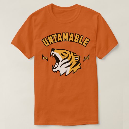 激しい虎の轟音は消えない Tシャツ (デザイン正面)