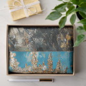 激しい金ゴールドクイーン抽象芸術アートデコパージュ 薄葉紙 (ギフト)