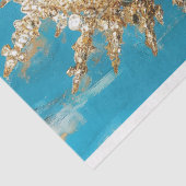 激しい金ゴールドクイーン抽象芸術アートデコパージュ 薄葉紙 (詳細)