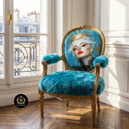 激しい金ゴールドクイーン抽象芸術アートデコパージュ 薄葉紙