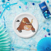 激しい雄牛 ペーパープレート (パーティー)