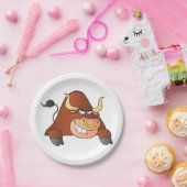 激しい雄牛 ペーパープレート (パーティー)