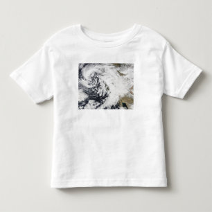 激しい風が付いている一連の強い嵐 トドラーTシャツ