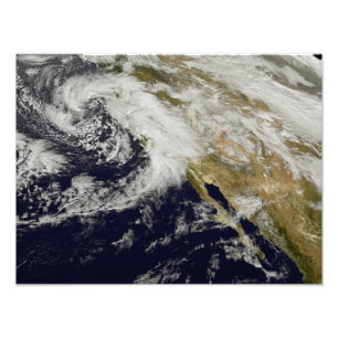 激しい風の連続した強い嵐 フォトプリント