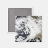 激しい風の連続した強い嵐 マグネット (正面/裏面)