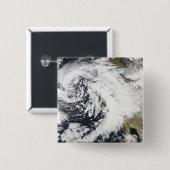 激しい風の連続した強い嵐 缶バッジ (正面&裏面)