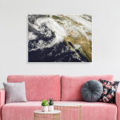 激しい風を伴う一連の強い嵐2 キャンバスプリント (インサイチュ (リビング))