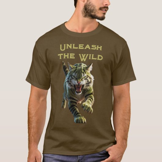 激しい飛躍:オニカブをポンと Tシャツ (正面)