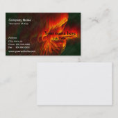 激しい魚釣りのはえの名刺 名刺 (正面/裏面)