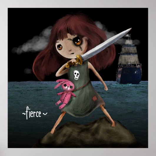 激しい ポスター (正面)