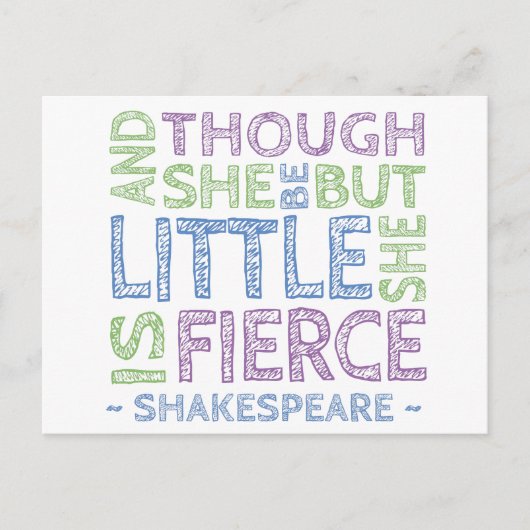 激しい ポストカード (正面)