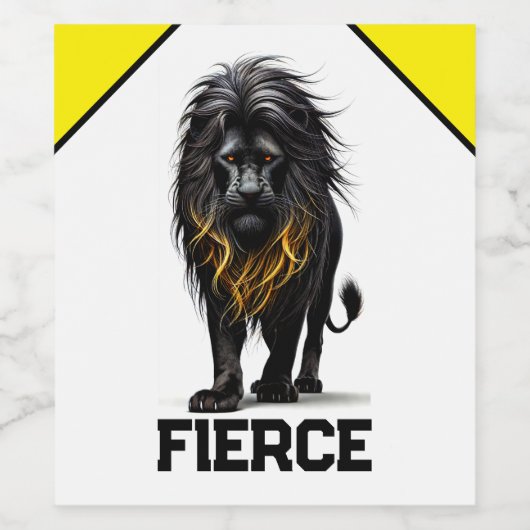 激しい ワインラベル (シングルラベル)