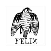 激しい《鳥》ハヤブサの鳥が手で描カスタマイズいたIT ラバースタンプ (インプリント)