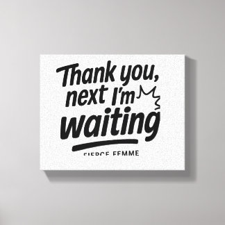 激しいFEMME - Empowering Canvas Wall Art for Wome キャンバスプリント