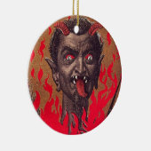 激しいKrampus セラミックオーナメント (右)