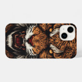 激しいTiger iPhoneカバー – の轟音の保護 iPhoneケース (裏面横)