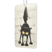 激しおもしろいい黒猫の漫画 カーエアーフレッシュナー (左)